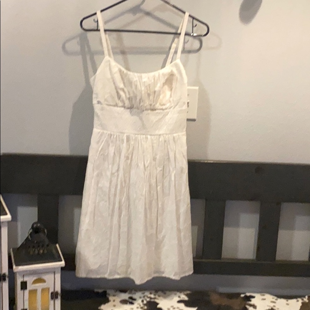 White Spaghetti strap dress